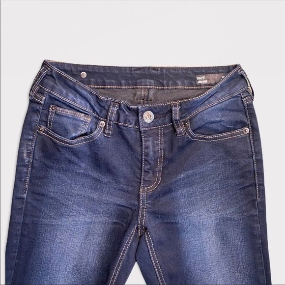 BUFFALO BLU | Faye Mid Rise Straight Stretch Jeans - Picture 6 of 6